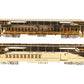 MTH 20-4129 NYC Gold Plated 70' Madison Combine/Diner Passenger Cars (Set of 2) EX/Box