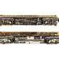 MTH 20-4129 NYC Gold Plated 70' Madison Combine/Diner Passenger Cars (Set of 2) EX/Box