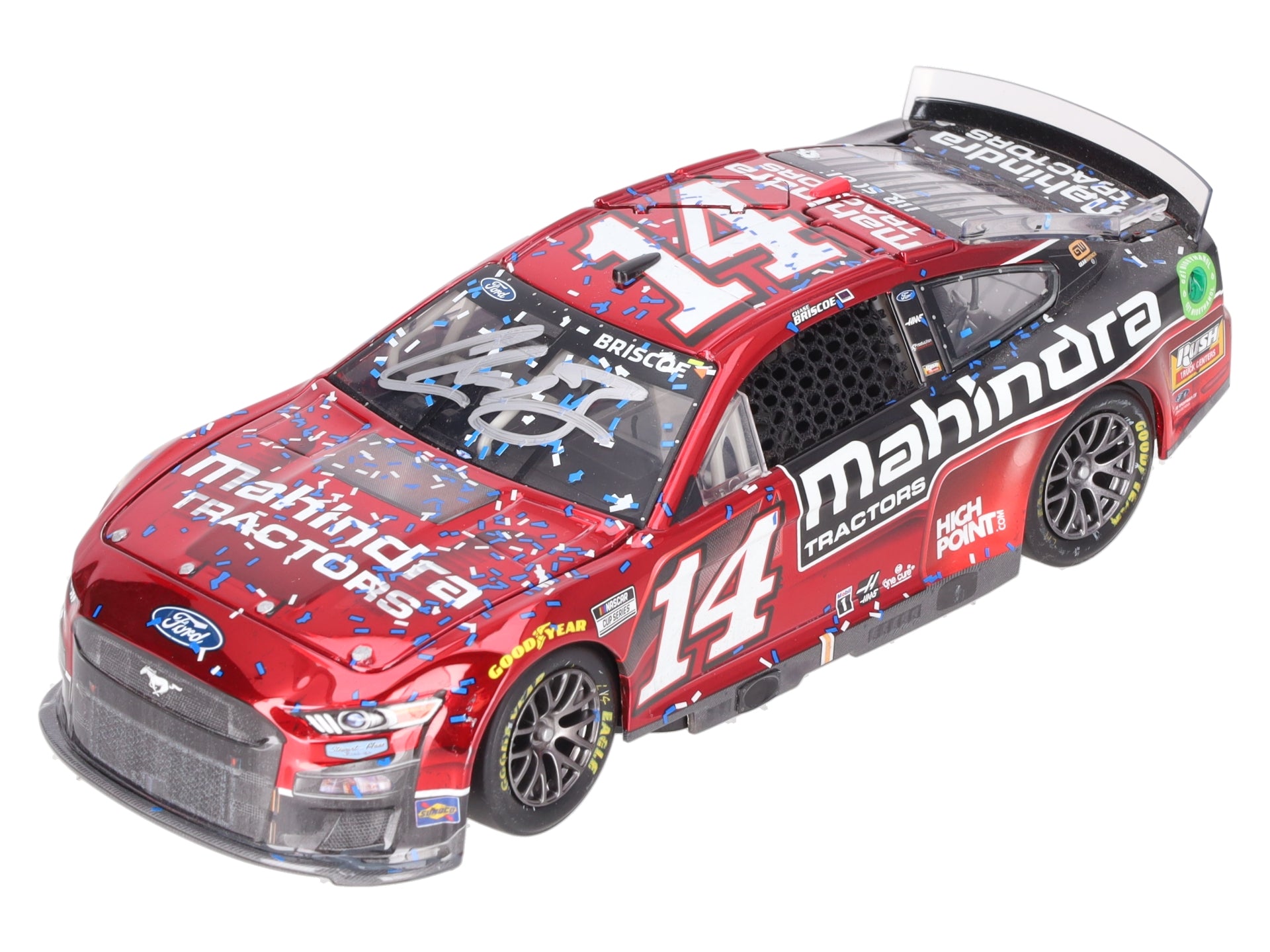 Lionel Chase Briscoe Autographed Mahindra Tractors Phoenix Win 2022 Mustang LN/Box