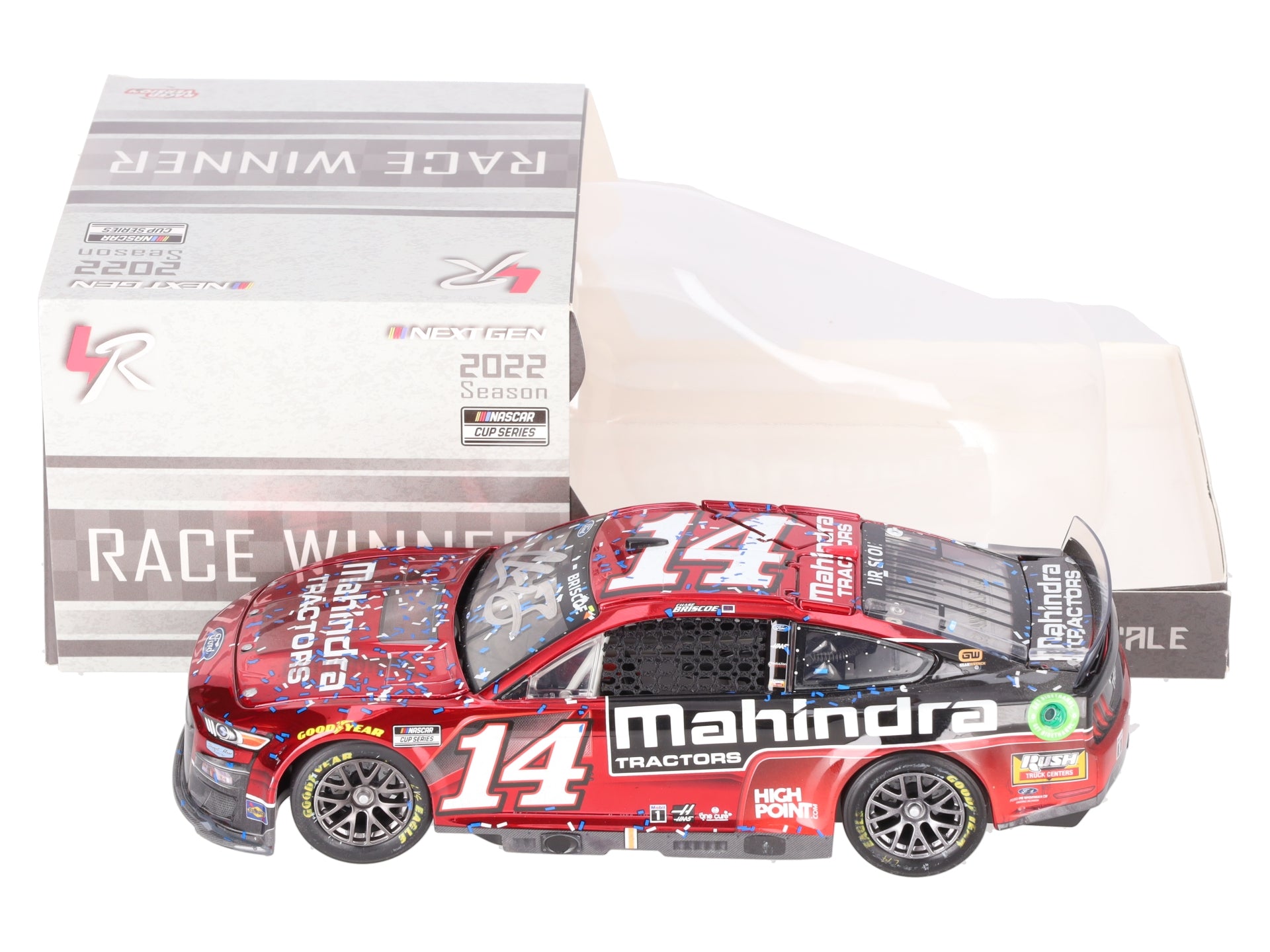 Lionel Chase Briscoe Autographed Mahindra Tractors Phoenix Win 2022 Mustang LN/Box
