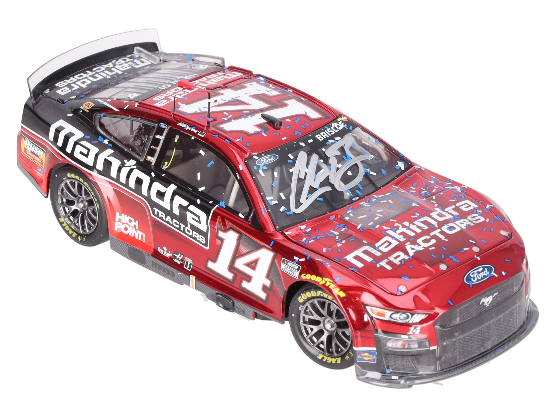Lionel Chase Briscoe Autographed Mahindra Tractors Phoenix Win 2022 Mustang LN/Box