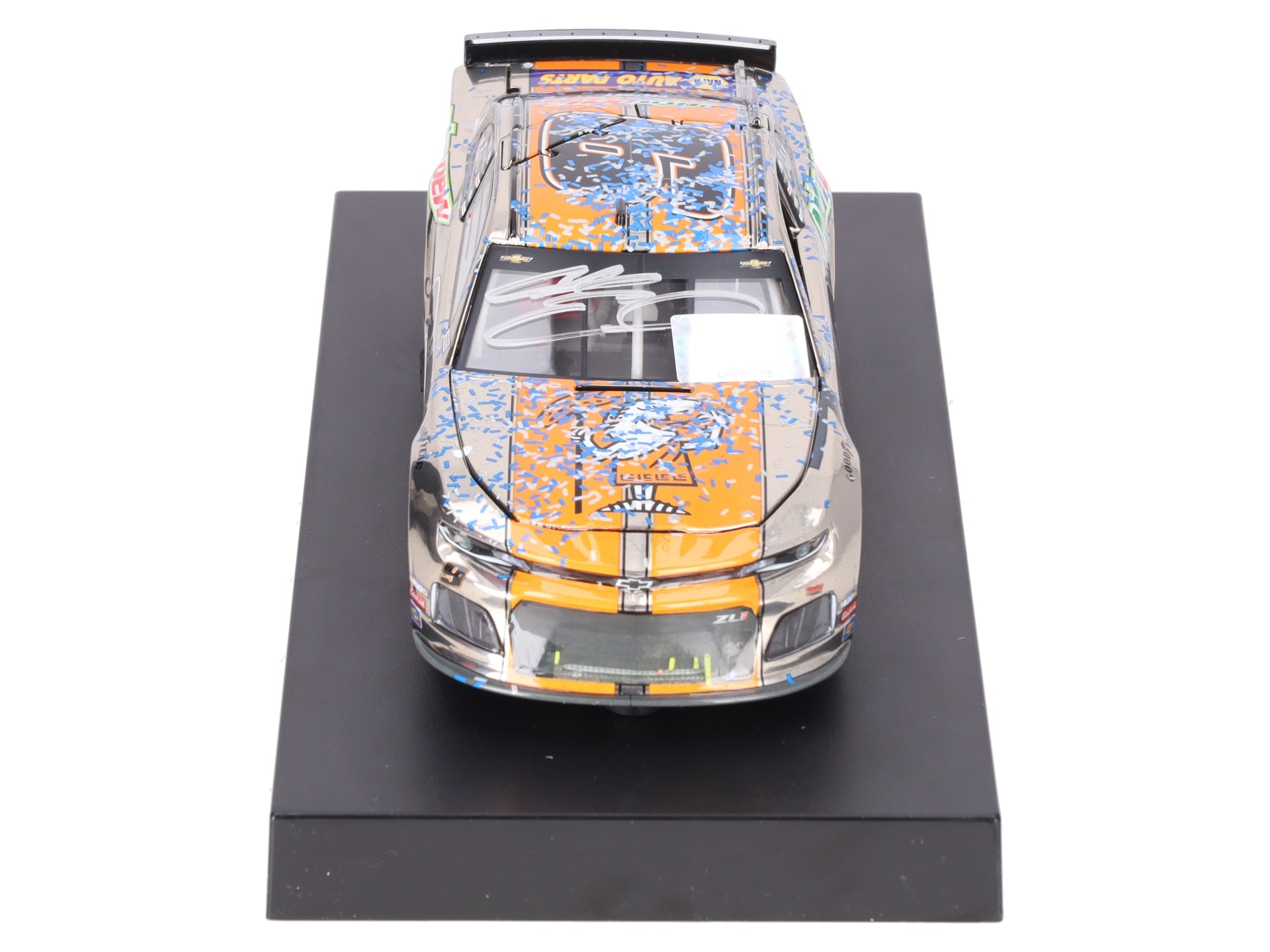 Lionel 1:24 Chase Elliott Talladega Win 2019 Camaro Autograph Chrome Edition #9 LN/Box