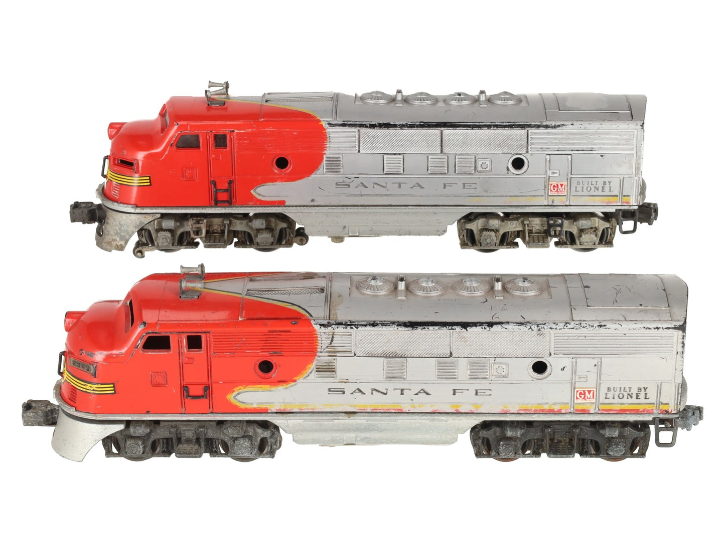 Lionel 2343 Vintage O Santa Fe F3 AA Diesel Locomotive Master Carton