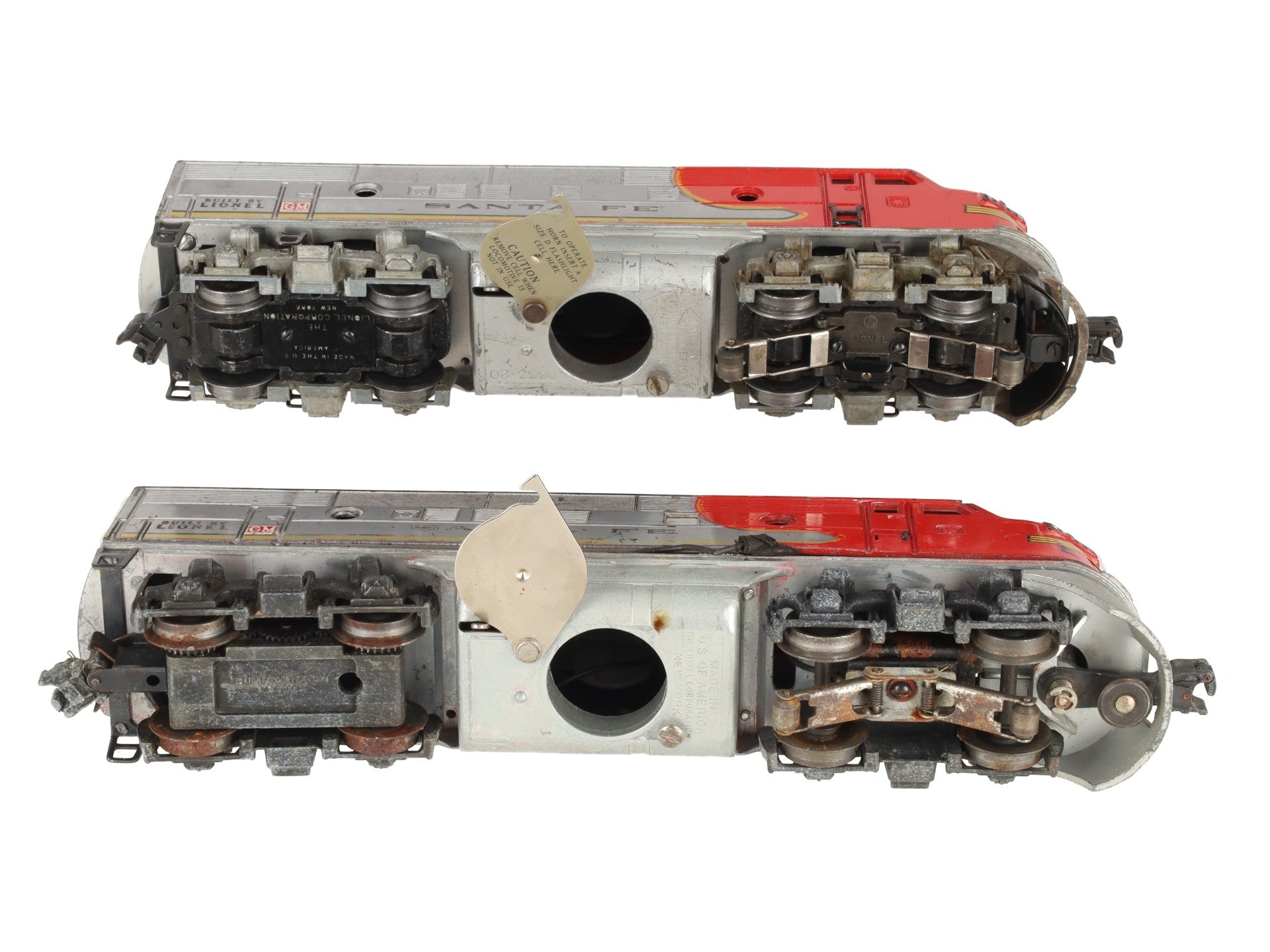 Lionel 2343 Vintage O Santa Fe F3 AA Diesel Locomotive Master Carton