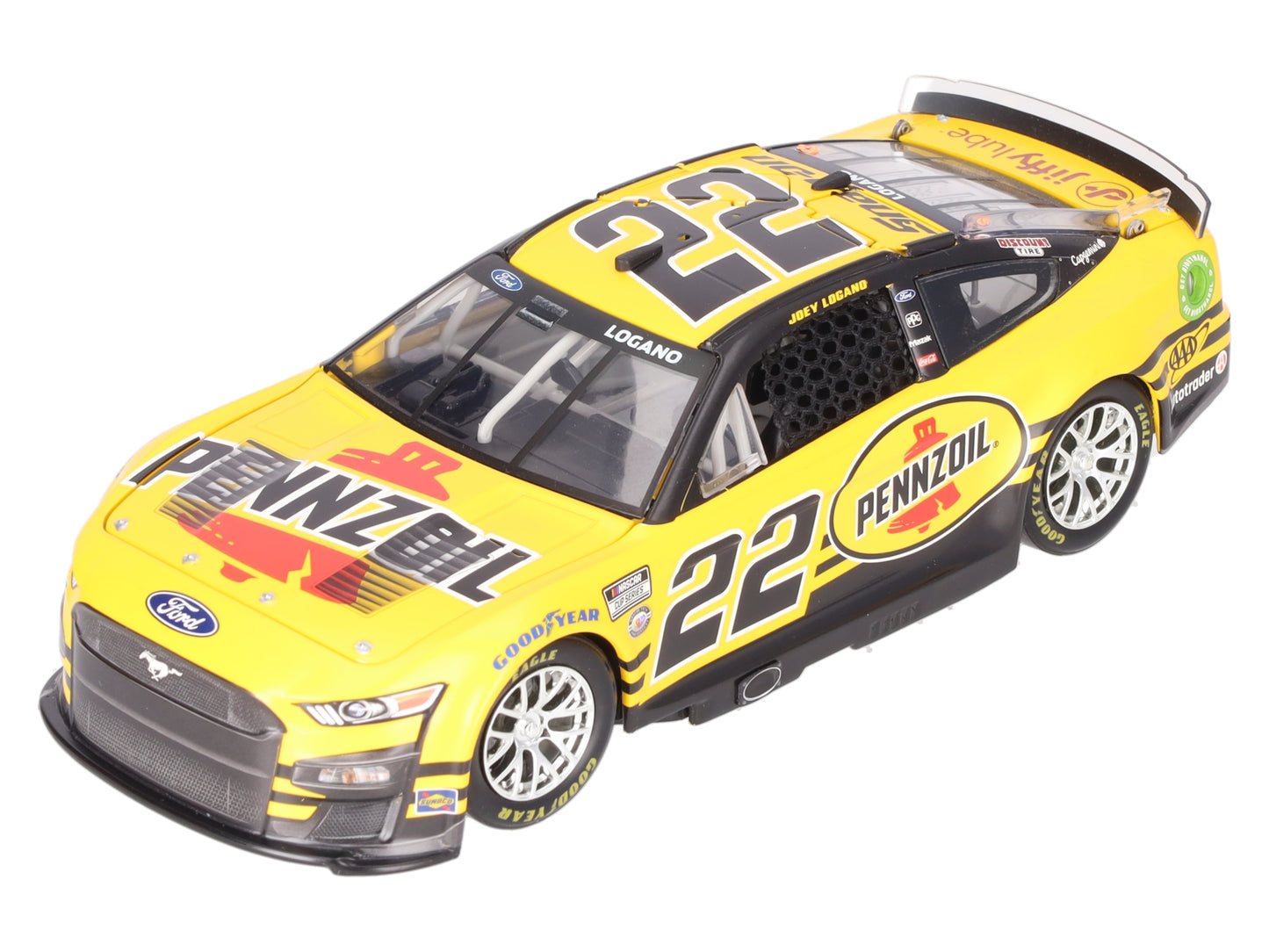 Lionel 1:24 Scale Elite Series Joey Logano Pennzoil 2023 Ford Mustang #22 LN/Box