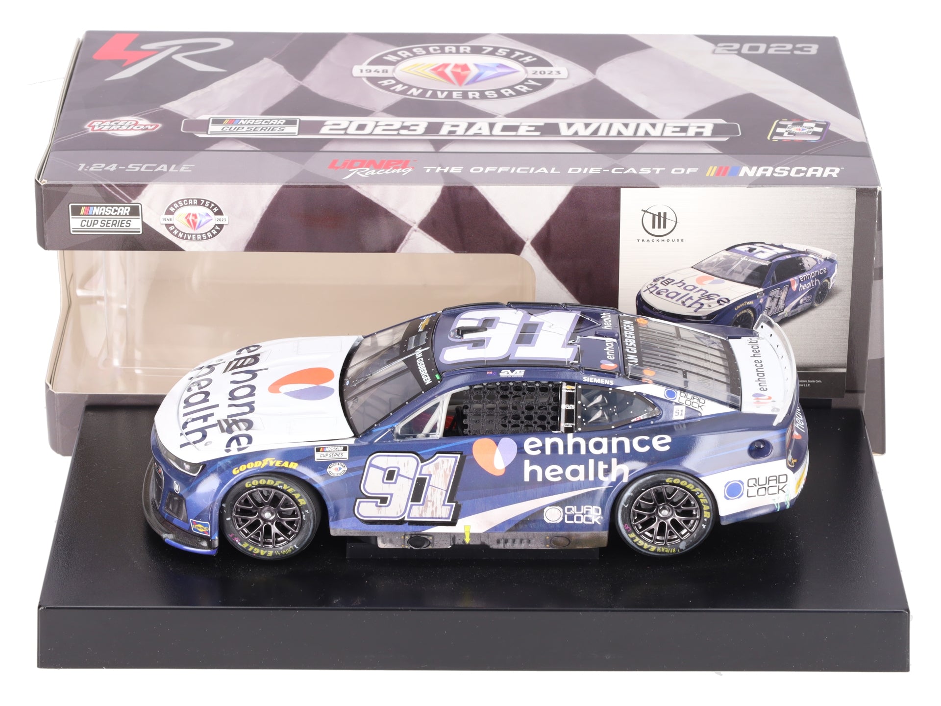 Lionel 1:24 scale Shane Van Gisbergen 2023 Camero ZL1 Enhance Health #91 LN/Box