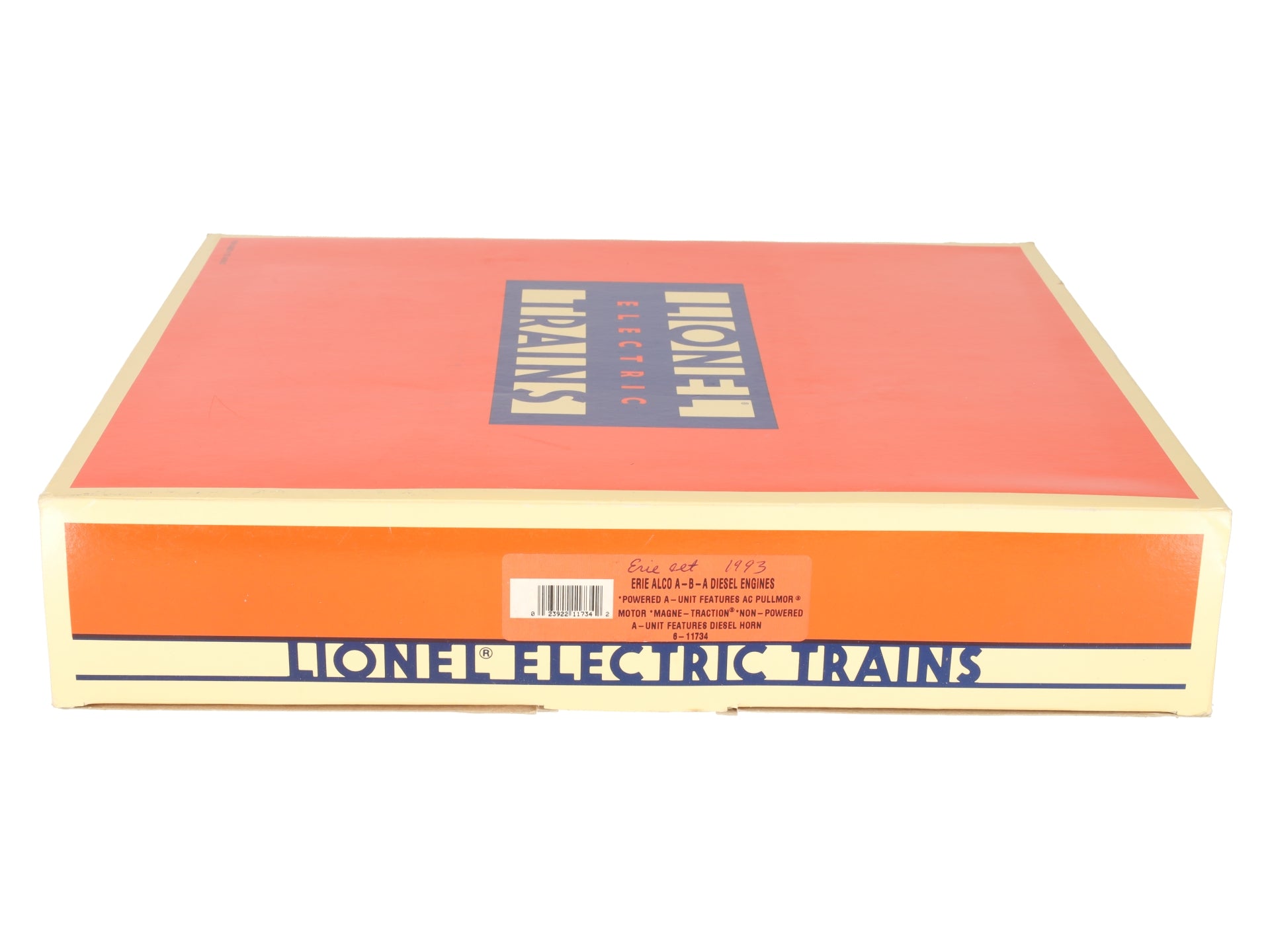 Lionel 6-11734 O Erie ALCO ABA Diesel Locomotive Set EX/Box