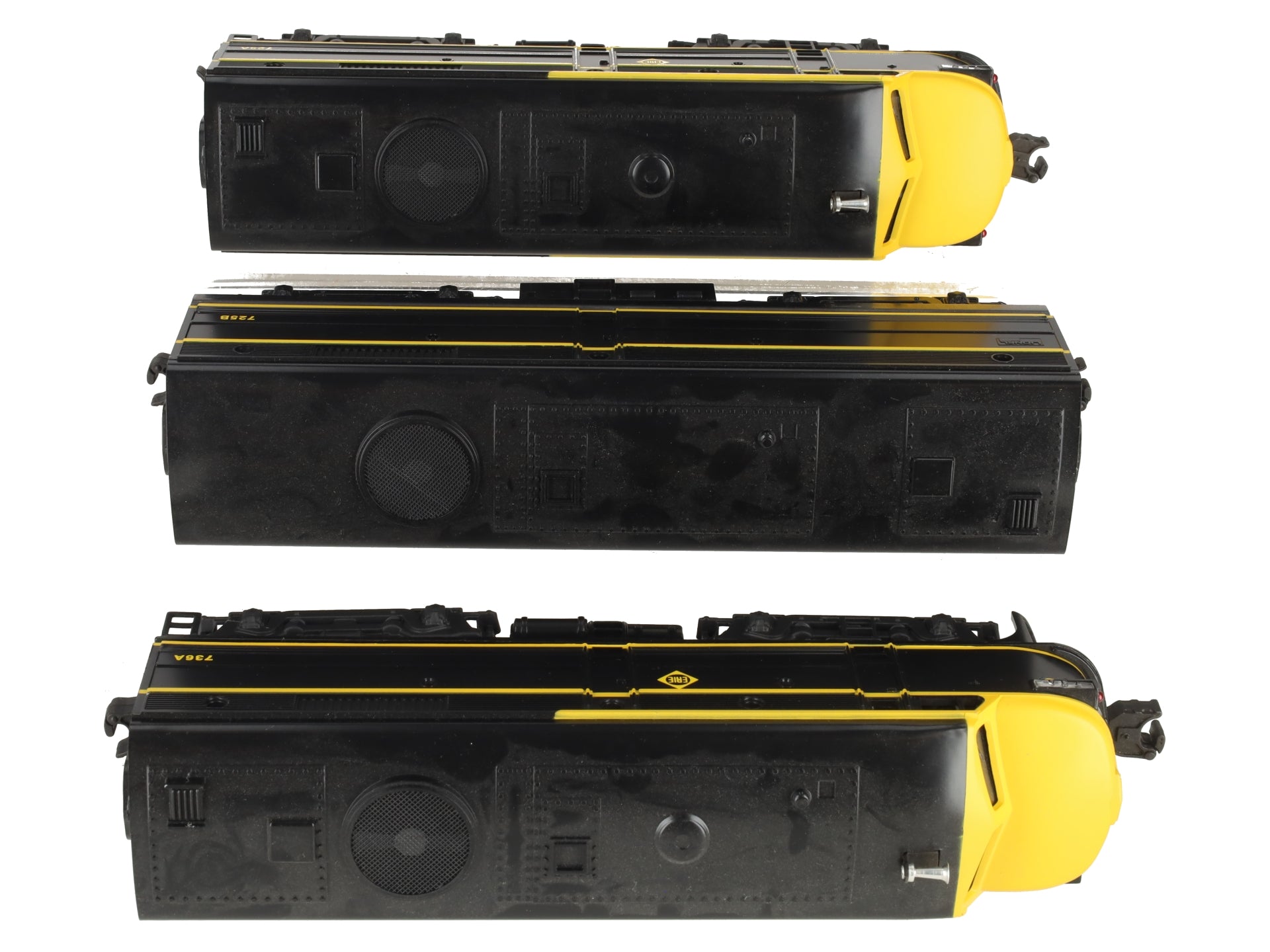 Lionel 6-11734 O Erie ALCO ABA Diesel Locomotive Set EX/Box