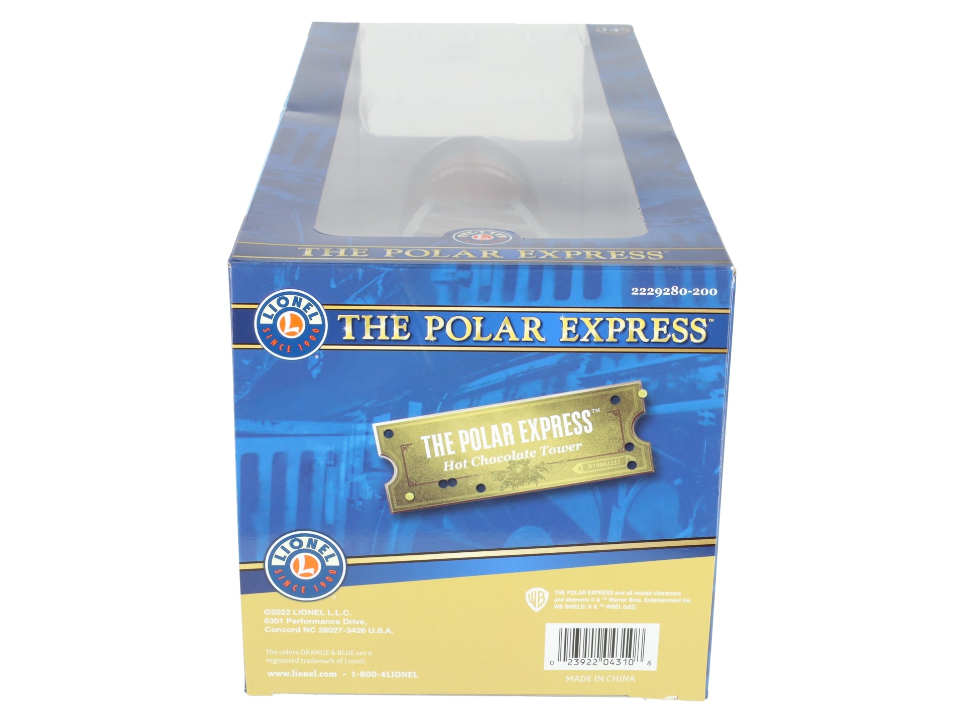 Lionel 2229280 O The Polar Express Hot Chocolate Industrial Tower LN/Box