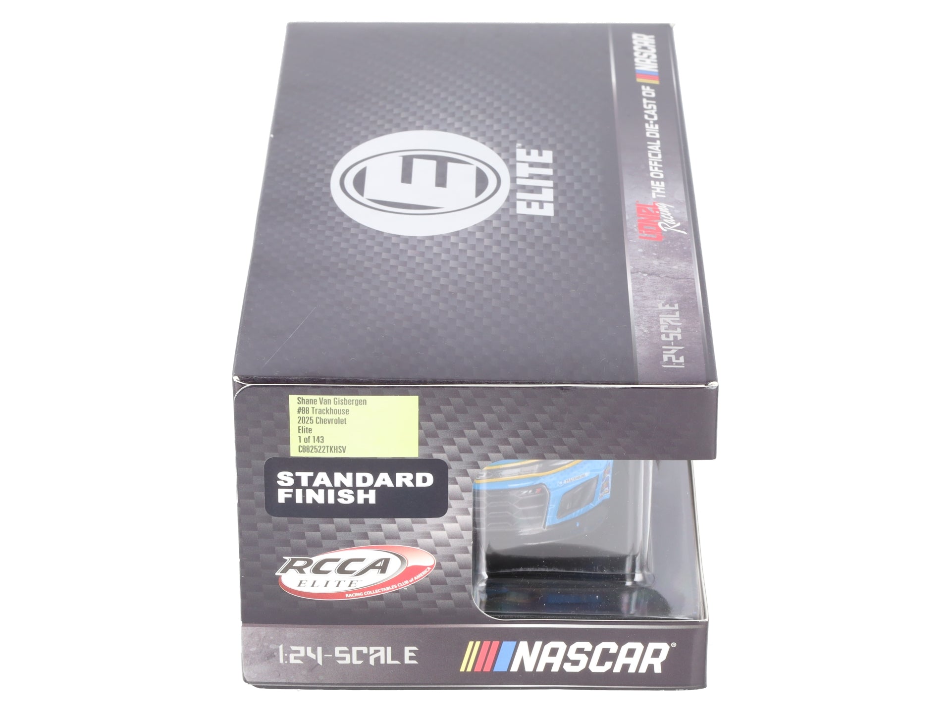 RCCA Elite 1:24 Shane Van Gisbergen Trackhouse 2025 Chevrolet Elite Series #88 LN/Box