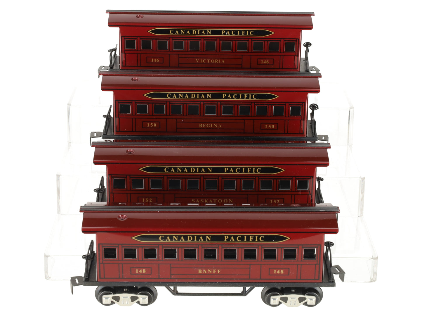 Marx 5192 Canadian Pacific Old Time Passenger Cars (Set of 4) EX/Box