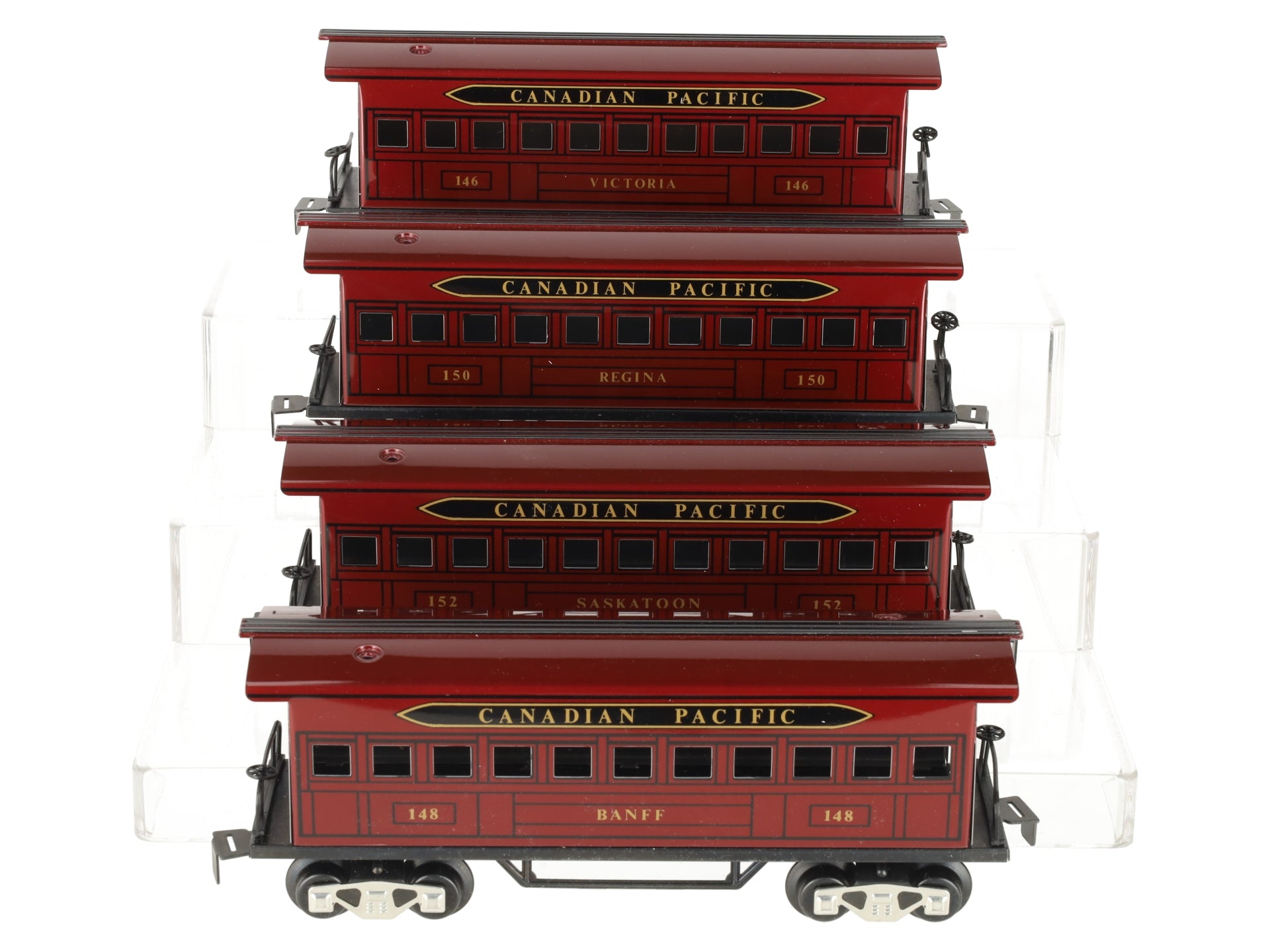 Marx 5192 Canadian Pacific Old Time Passenger Cars (Set of 4) EX/Box