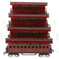 Marx 5192 Canadian Pacific Old Time Passenger Cars (Set of 4) EX/Box