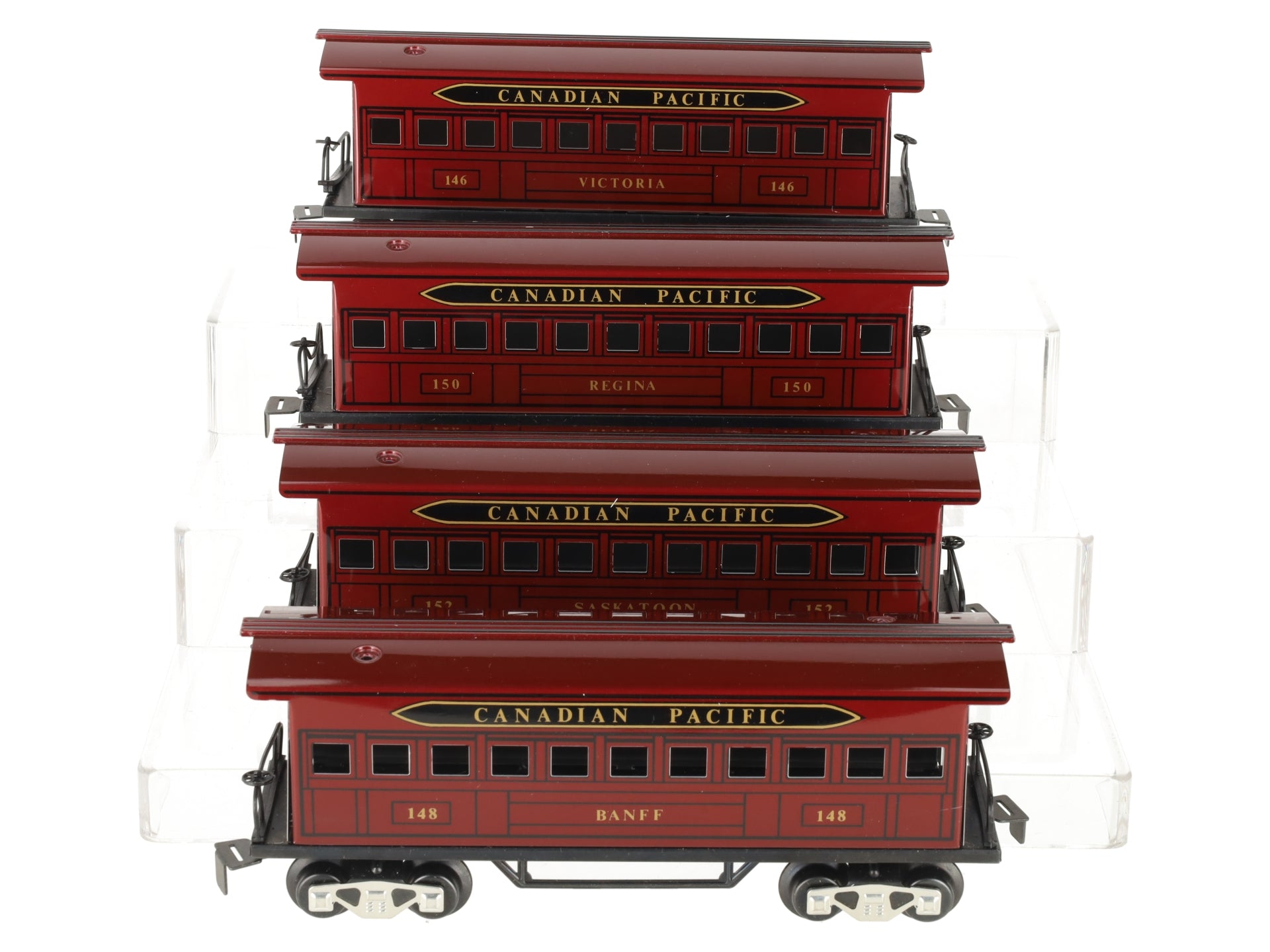 Marx 5192 Canadian Pacific Old Time Passenger Cars (Set of 4) EX/Box