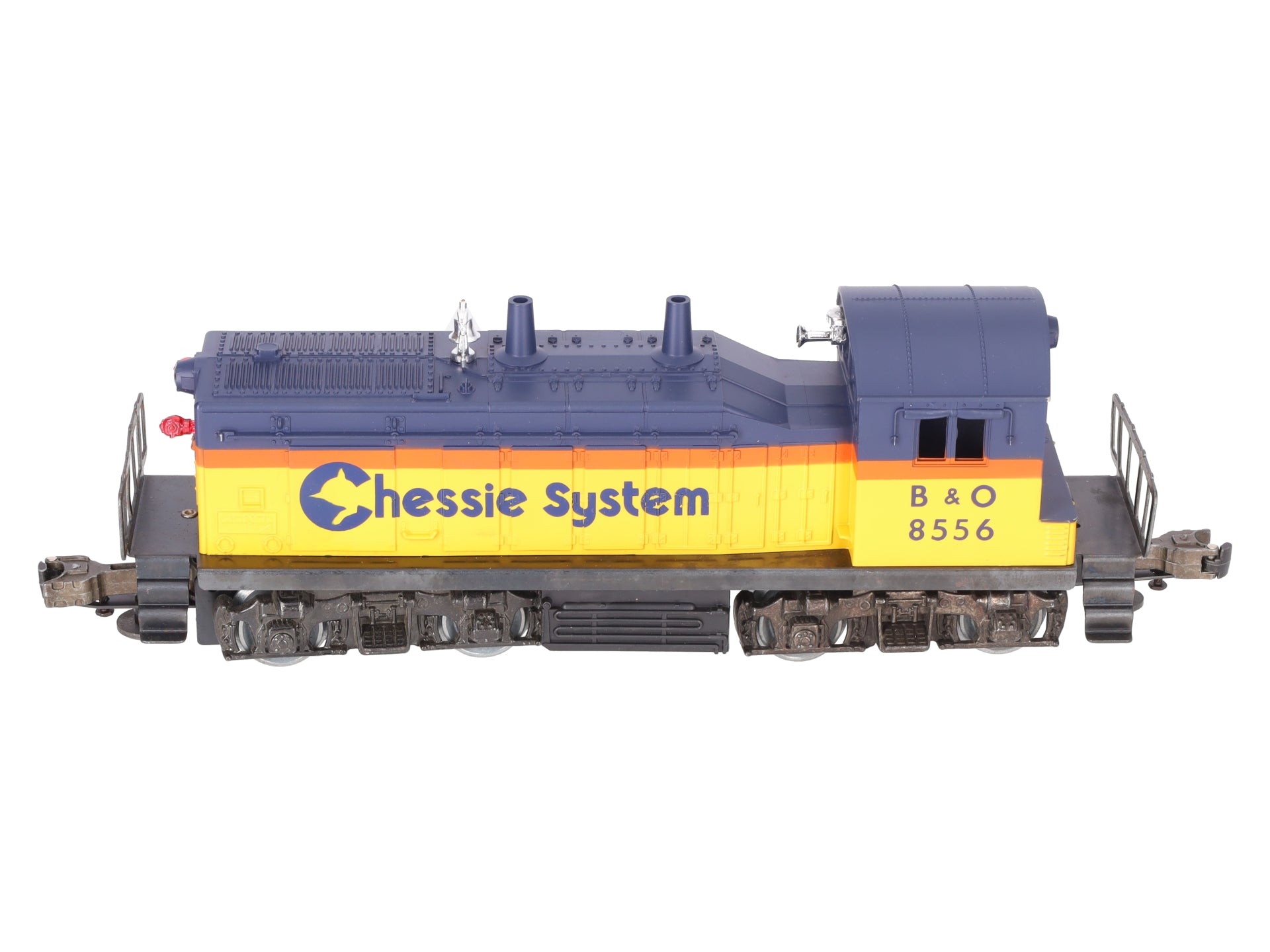 Lionel 6-8556 O Gauge Chessie NW-2 Diesel Switcher Locomotive #8556 EX/Box