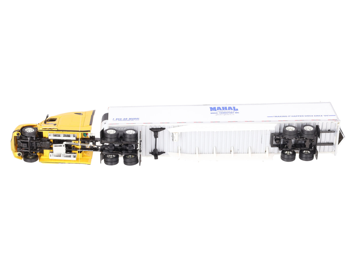 Tonkin 1:53 Scale Mahal Bros. Transport Die-Cast Semi-Truck w/Trailer EX/Box
