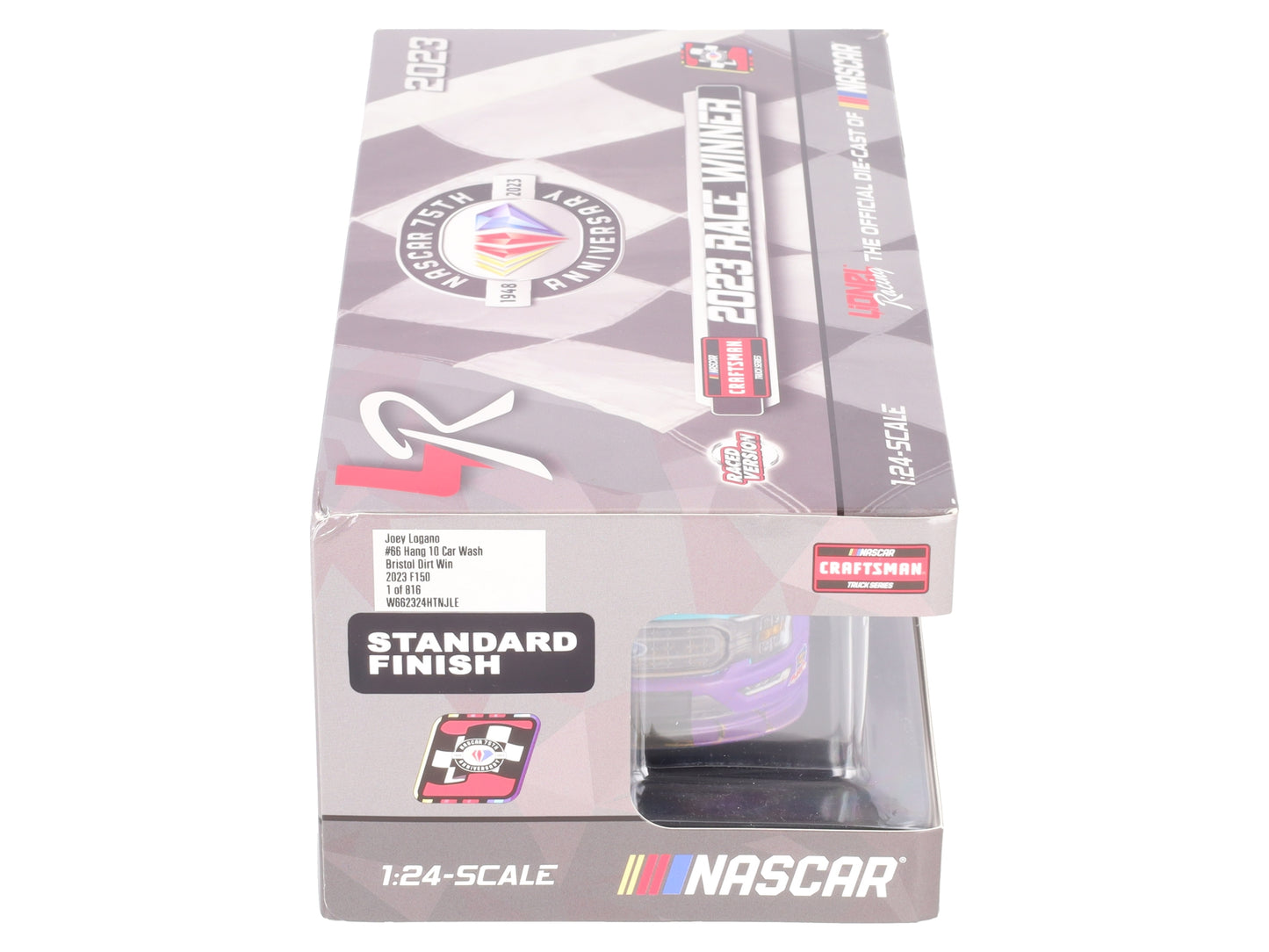 Lionel Joey Logano Autographed 1:24 Scale Bristol Dirt Win 2023 F150 #66 LN/Box