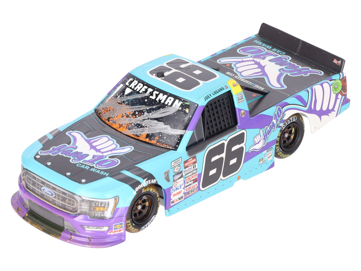 Lionel Joey Logano Autographed 1:24 Scale Bristol Dirt Win 2023 F150 #66 LN/Box