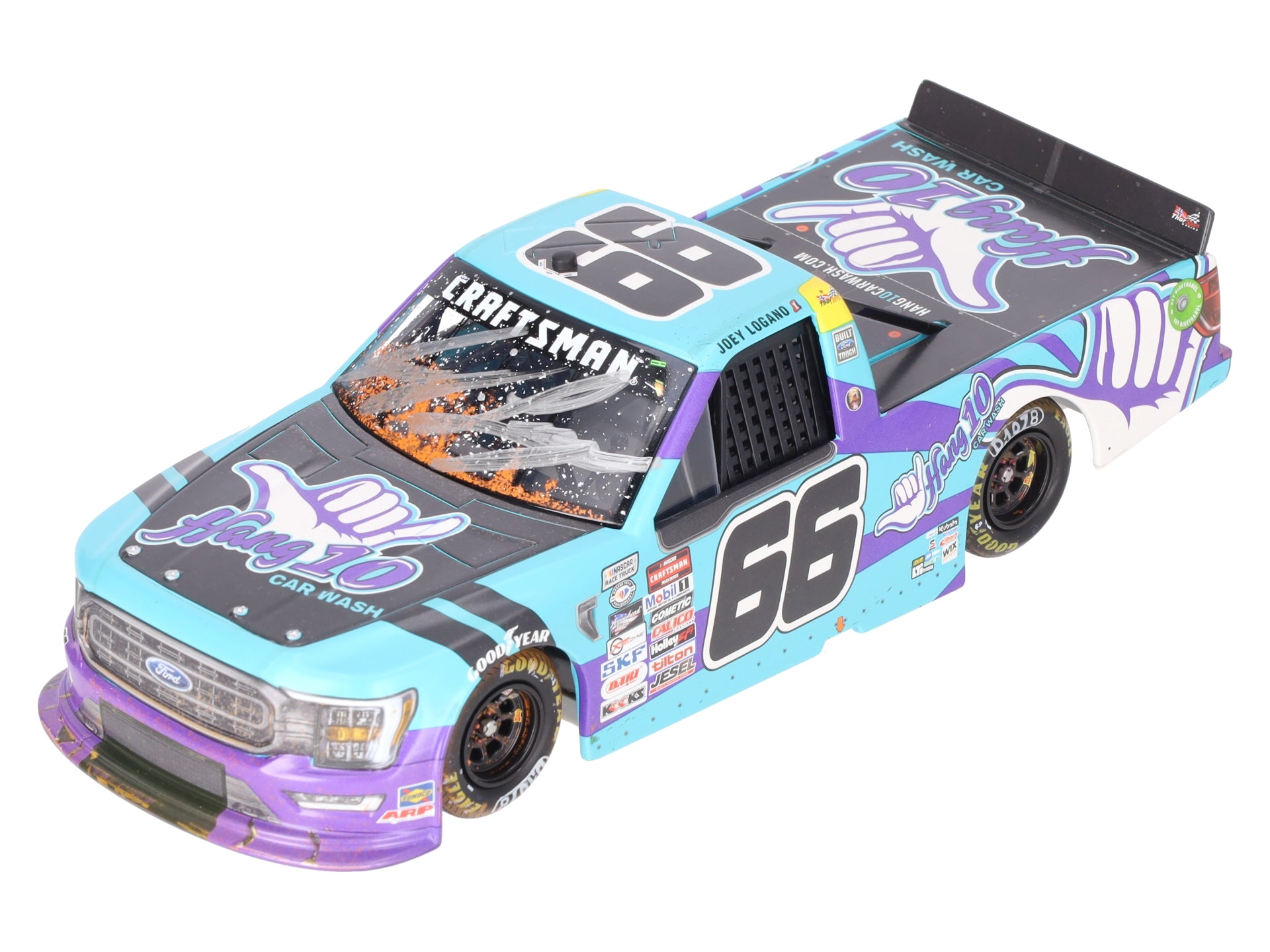 Lionel Joey Logano Autographed 1:24 Scale Bristol Dirt Win 2023 F150 #66 LN/Box