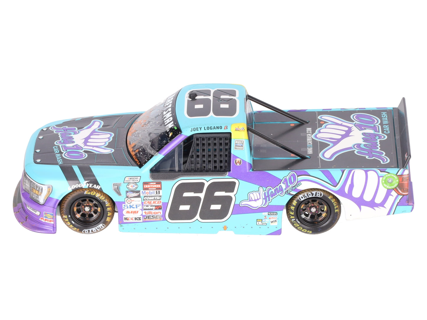 Lionel Joey Logano Autographed 1:24 Scale Bristol Dirt Win 2023 F150 #66 LN/Box