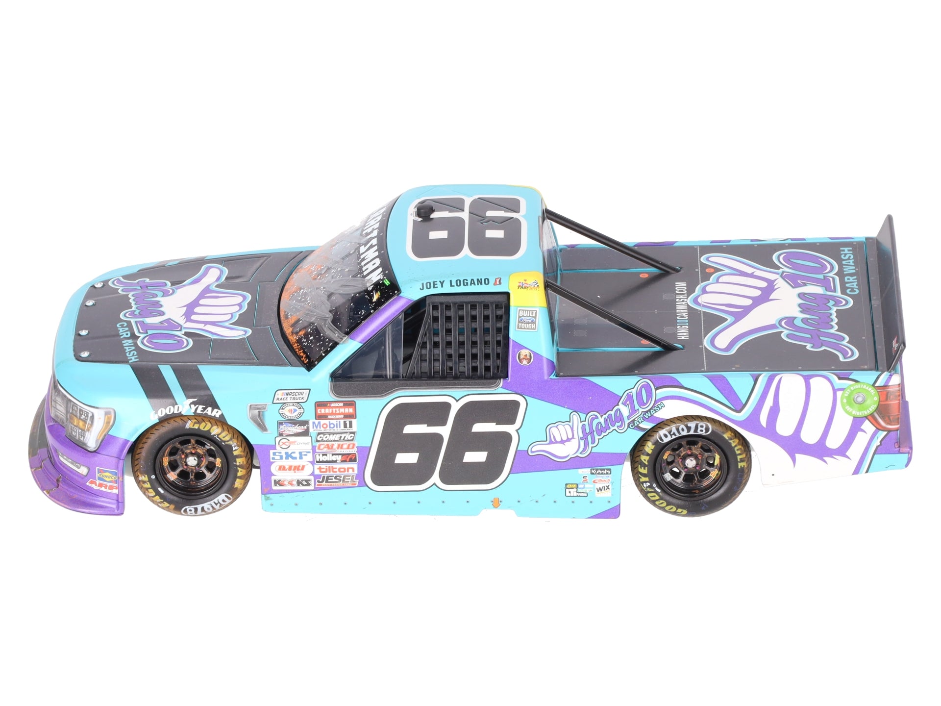 Lionel Joey Logano Autographed 1:24 Scale Bristol Dirt Win 2023 F150 #66 LN/Box