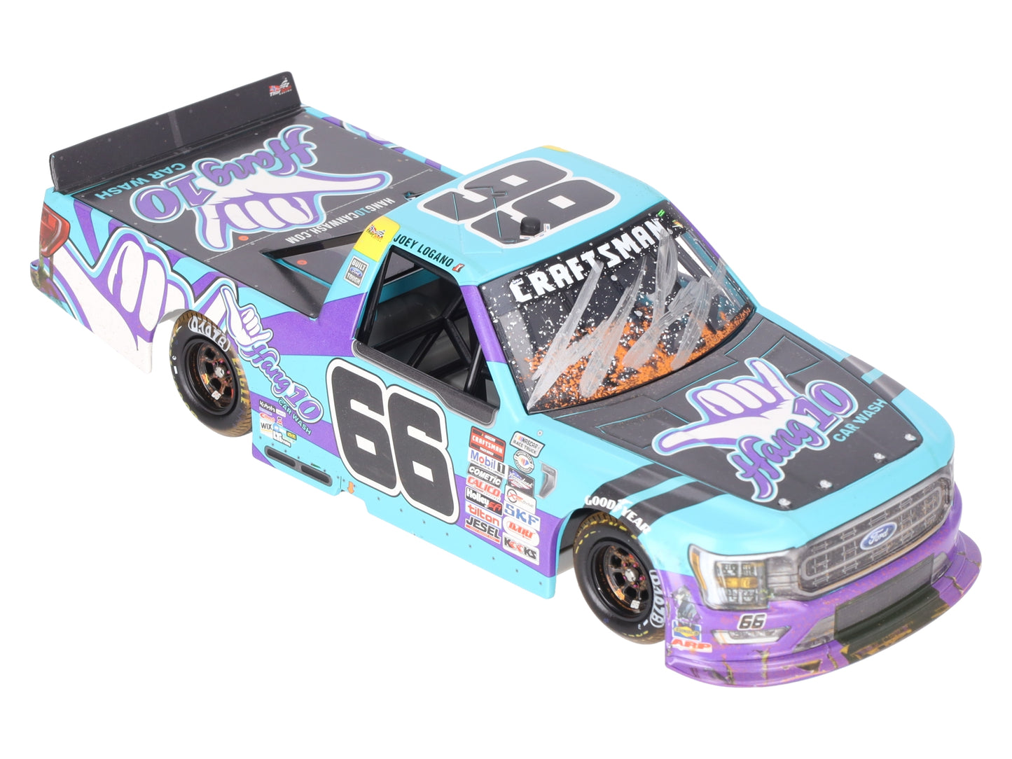 Lionel Joey Logano Autographed 1:24 Scale Bristol Dirt Win 2023 F150 #66 LN/Box
