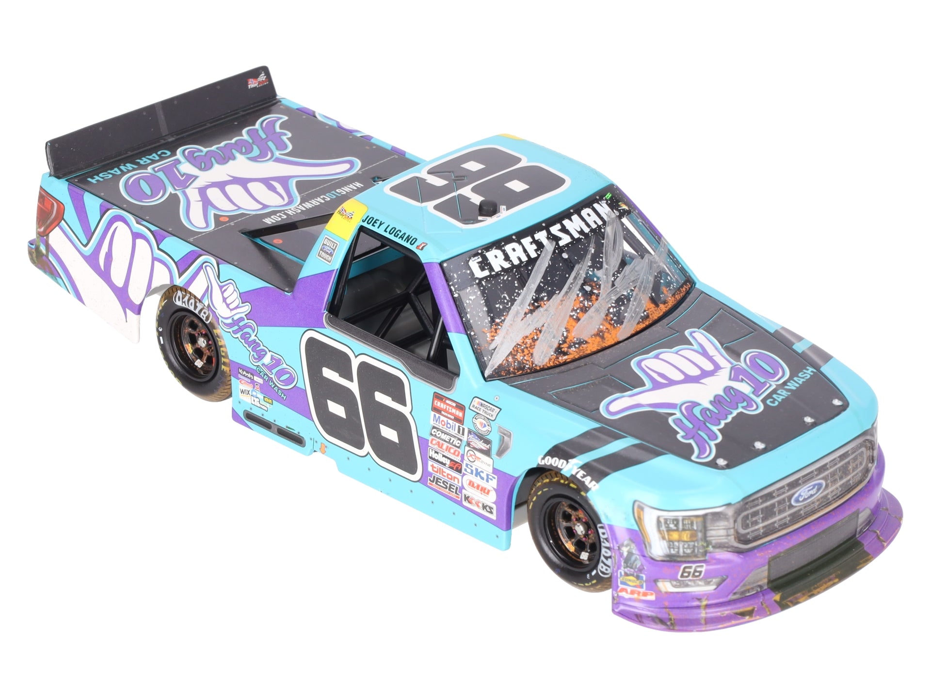 Lionel Joey Logano Autographed 1:24 Scale Bristol Dirt Win 2023 F150 #66 LN/Box
