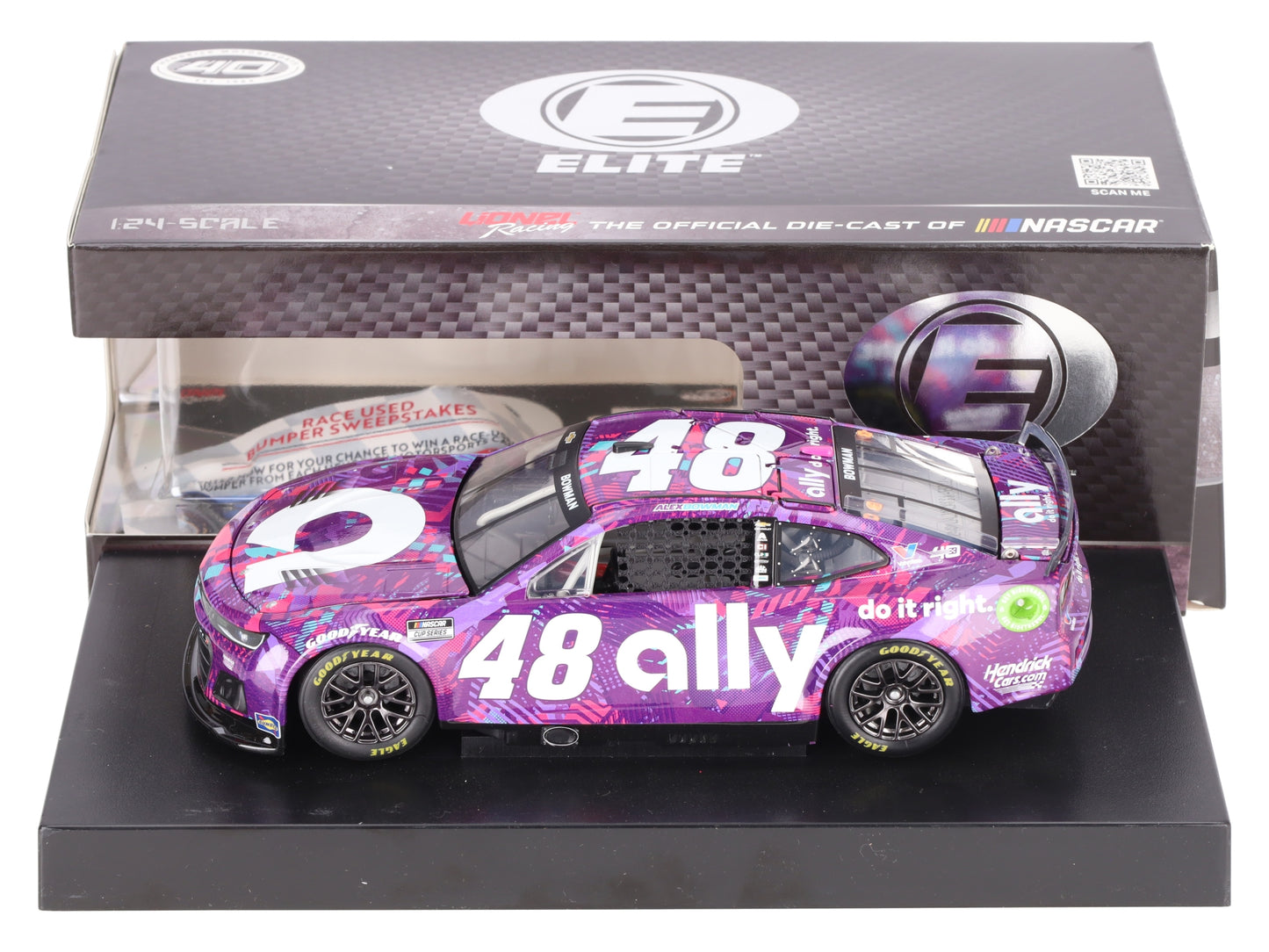 Lionel Alex Bowman 1:24 Scales Ally 2024 Camaro ZL1 Elite Series #48 LN/Box