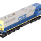 MTH 30-2116-1 O Gauge CSX SD60M Diesel Engine w/PS1 #8715 EX