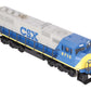 MTH 30-2116-1 O Gauge CSX SD60M Diesel Engine w/PS1 #8715 EX