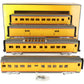 MTH 30-6737 O Union Pacific 60' Streamlined ABS Passenger Car Set (Set of 4) LN/Box