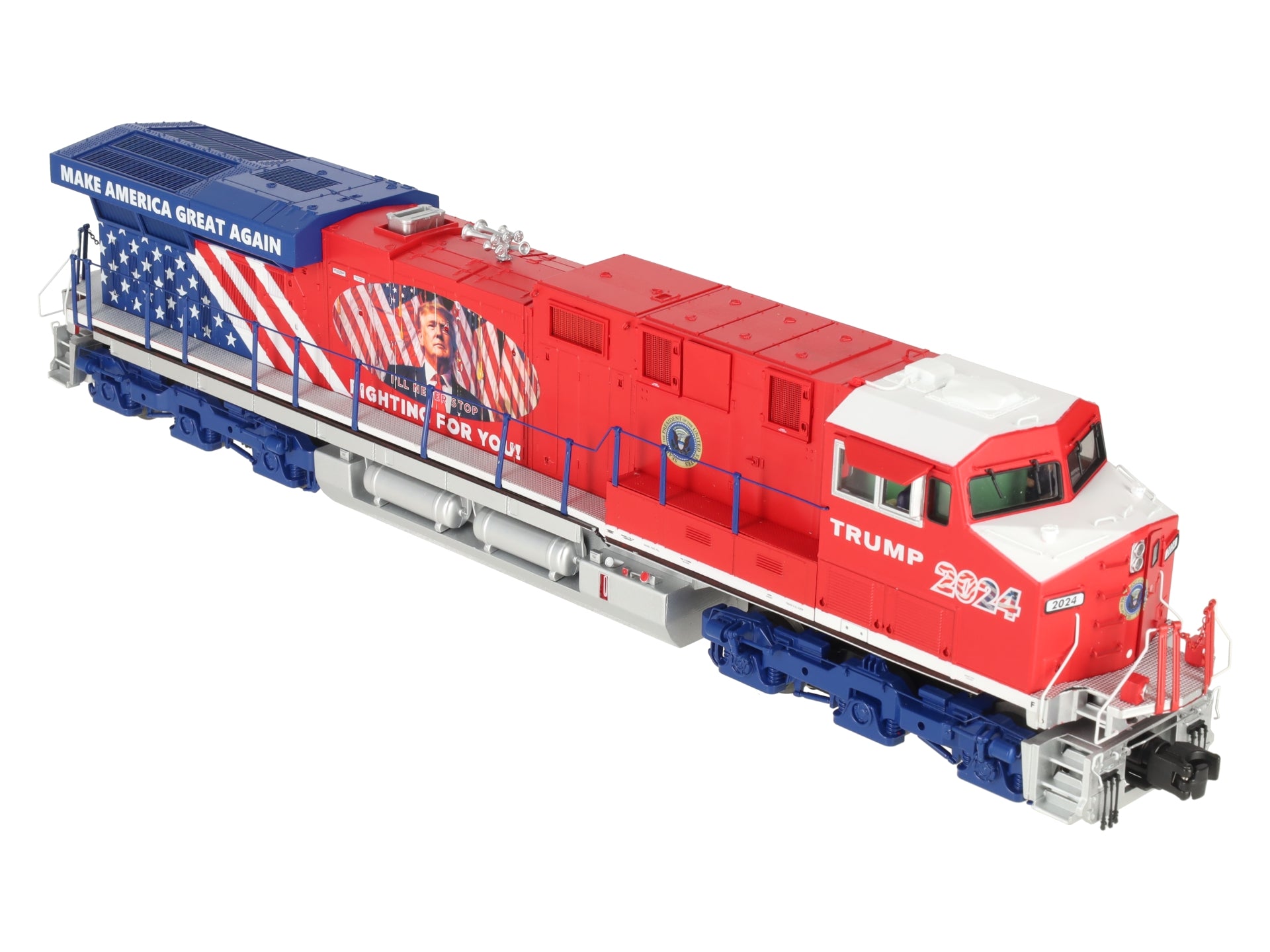 MTH 20-21935-1 Donald Trump O ES44AC Proto Sound 3 #2024 LN/Box