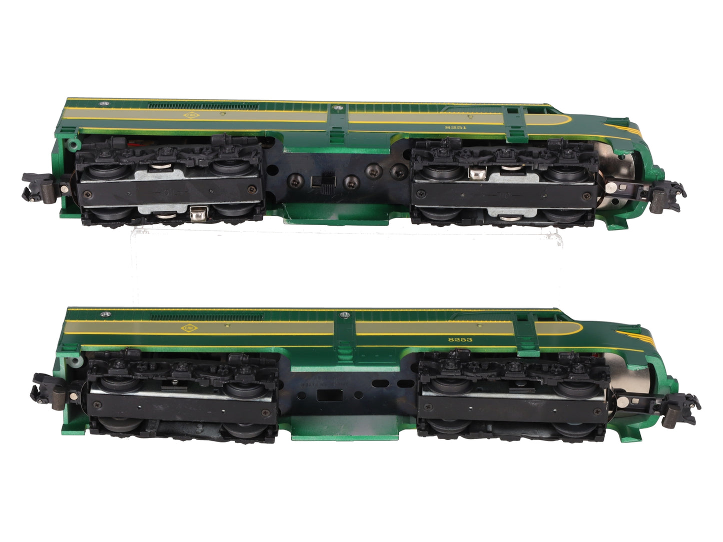 American Flyer 4-8251 S Gauge Erie Alco AA Diesel Locomotive Set EX/Box