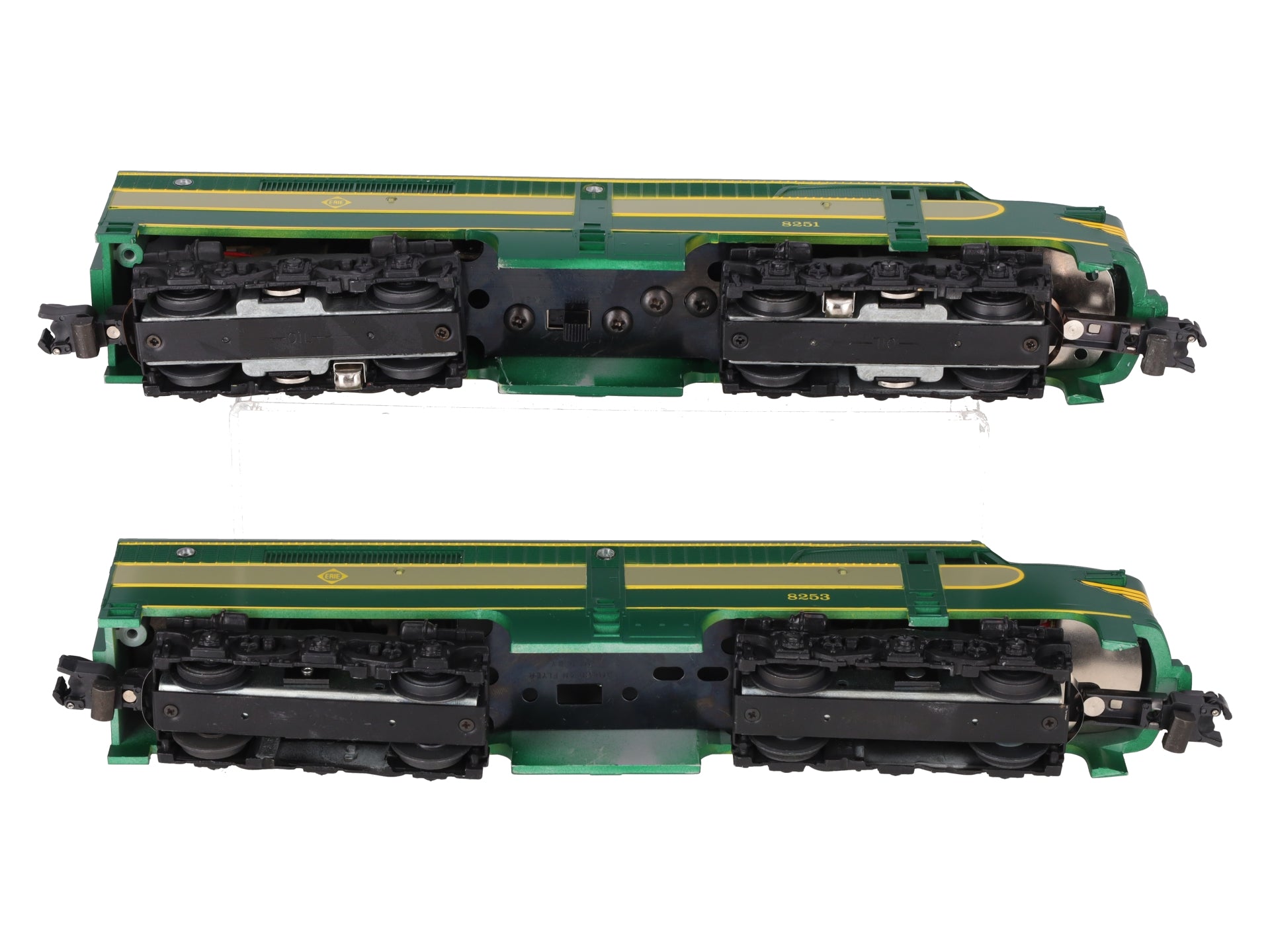 American Flyer 4-8251 S Gauge Erie Alco AA Diesel Locomotive Set EX/Box