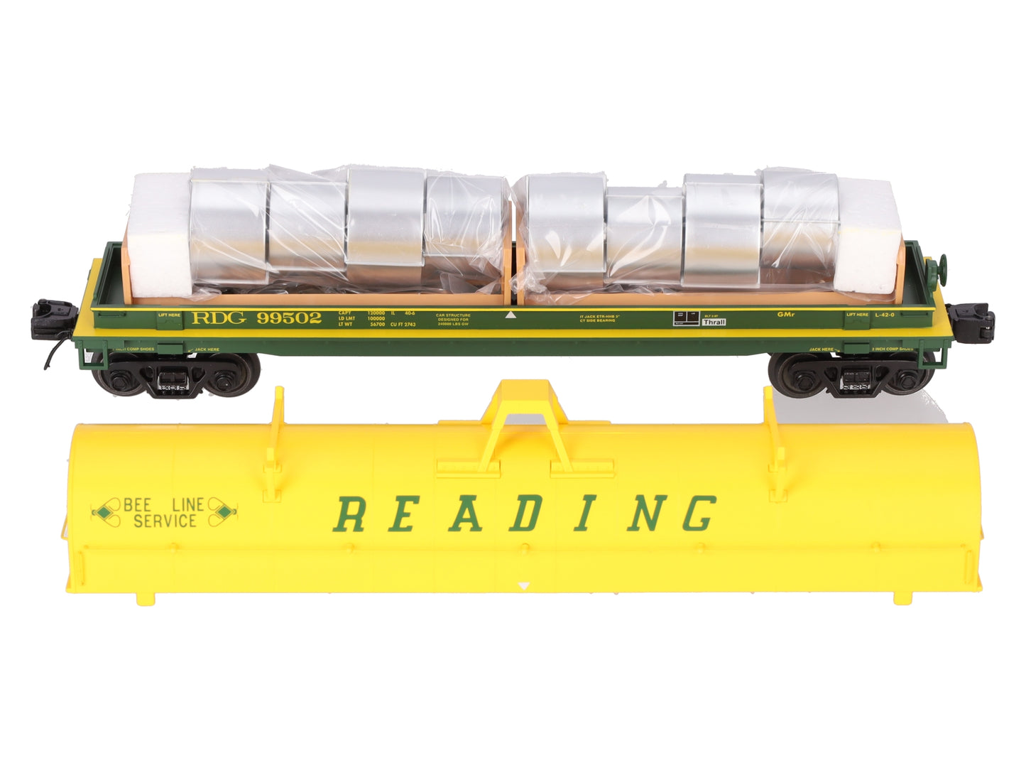 Lionel 2226491 O Gauge Reading Coil Car #99502 EX/Box