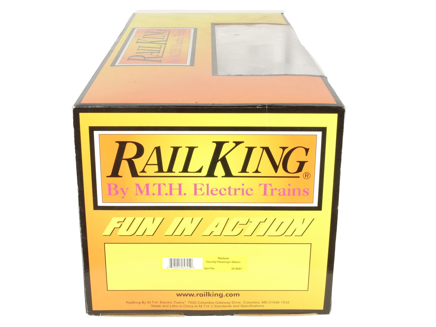 MTH 30-9087 O Railtown Country Passenger Station EX/Box