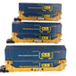MTH 20-20395A O CSX Twin Stack Container Set (Set of 3) EX/Box