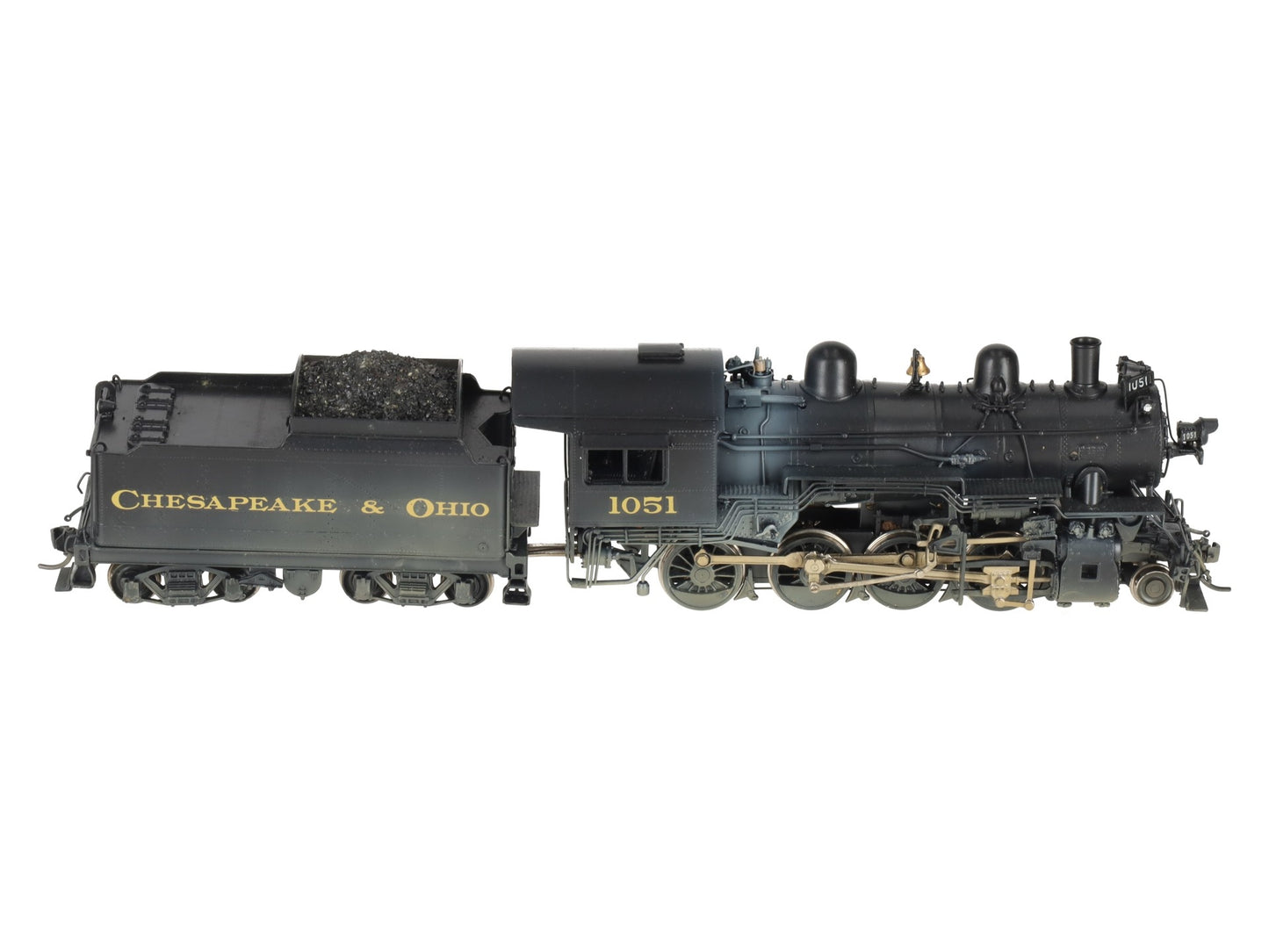 Overland 0519 HO Brass C&O G-9 2-8-0 Steam Locomotive & Tender EX/Box