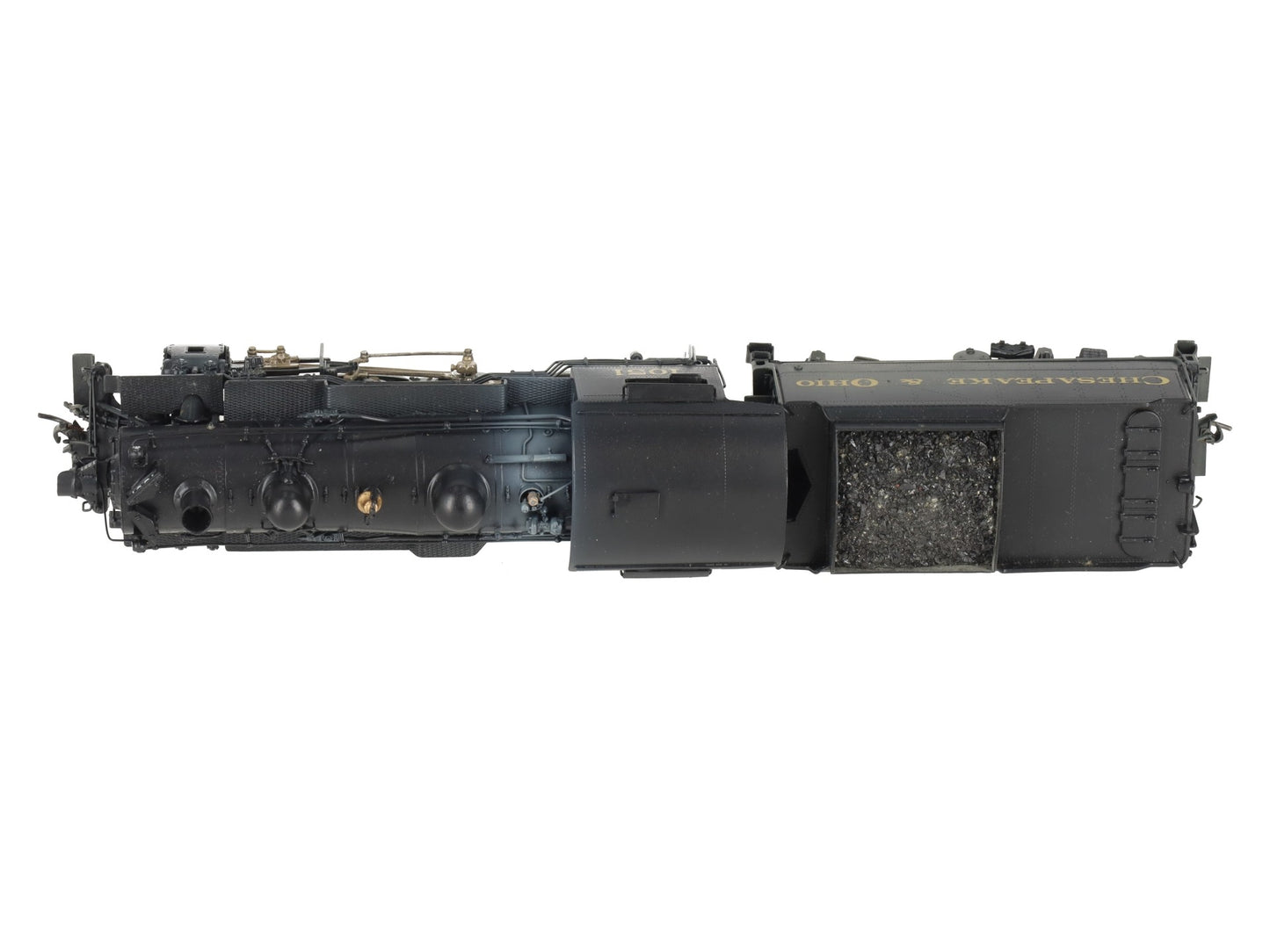 Overland 0519 HO Brass C&O G-9 2-8-0 Steam Locomotive & Tender EX/Box