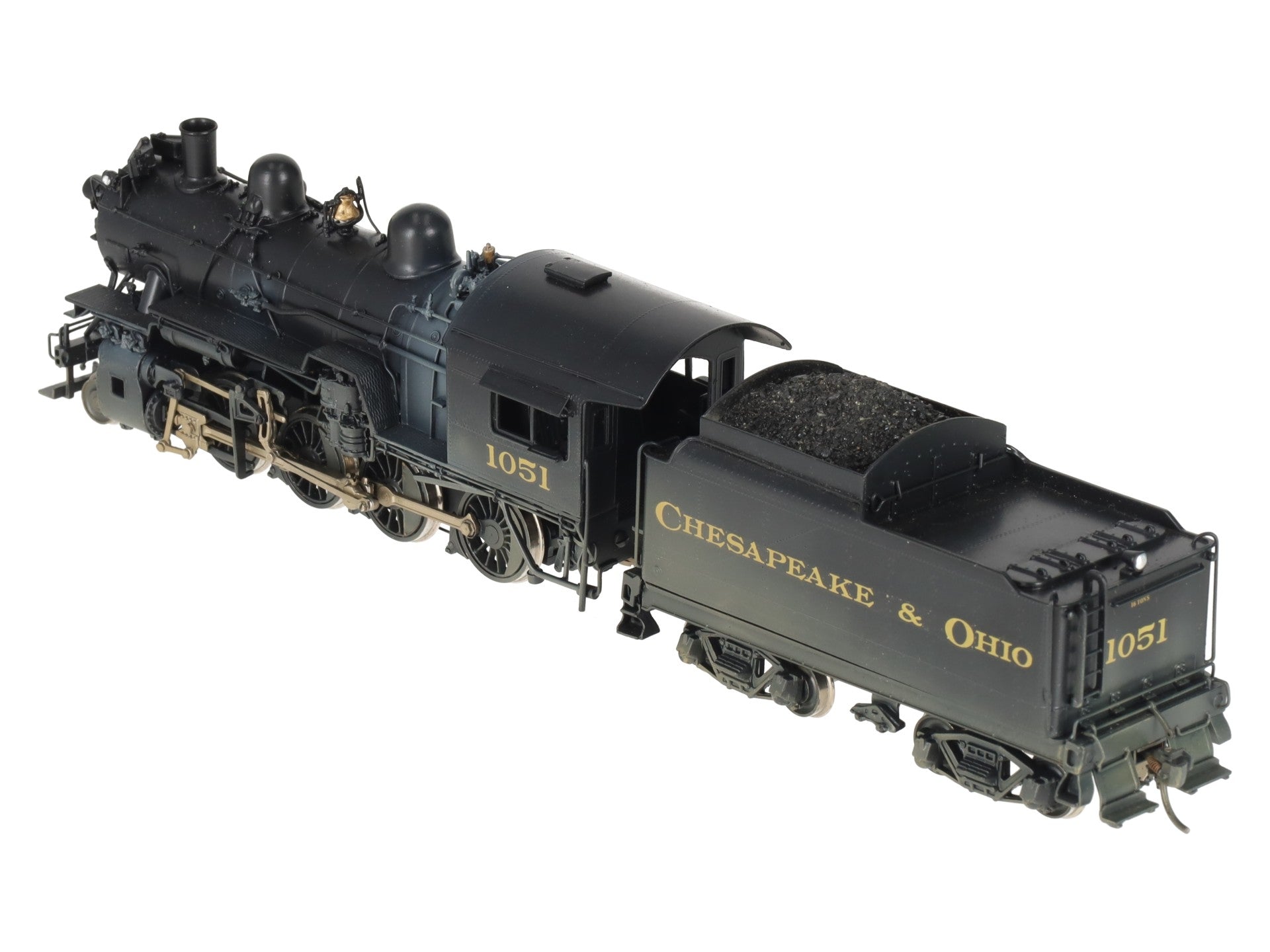 Overland 0519 HO Brass C&O G-9 2-8-0 Steam Locomotive & Tender EX/Box