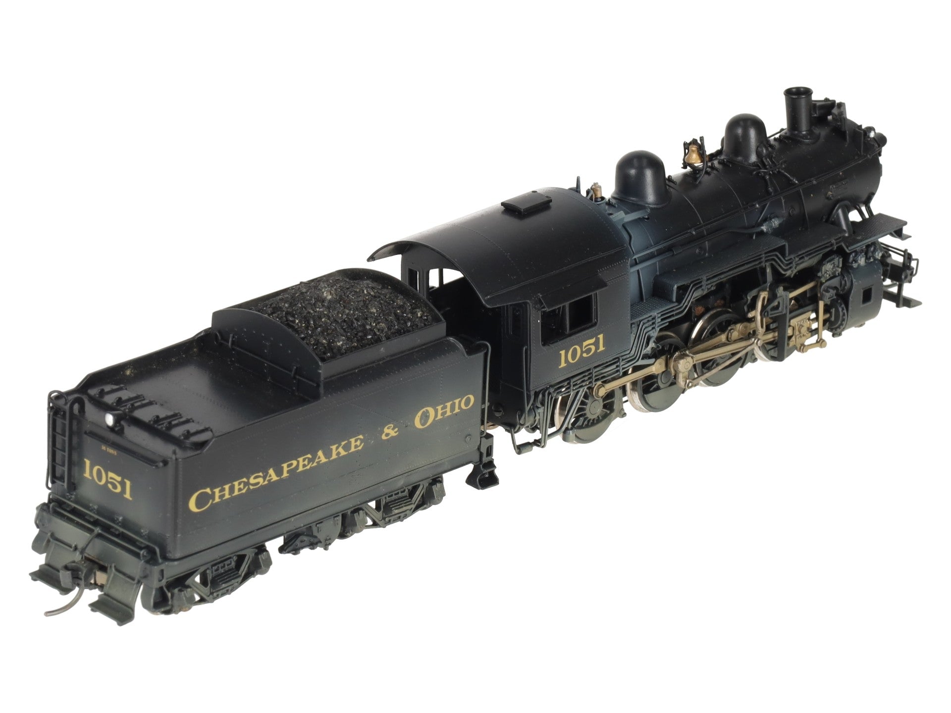 Overland 0519 HO Brass C&O G-9 2-8-0 Steam Locomotive & Tender EX/Box