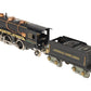American Flyer 3322 Vintage O 2-4-2 Steam Engine & Tender VG