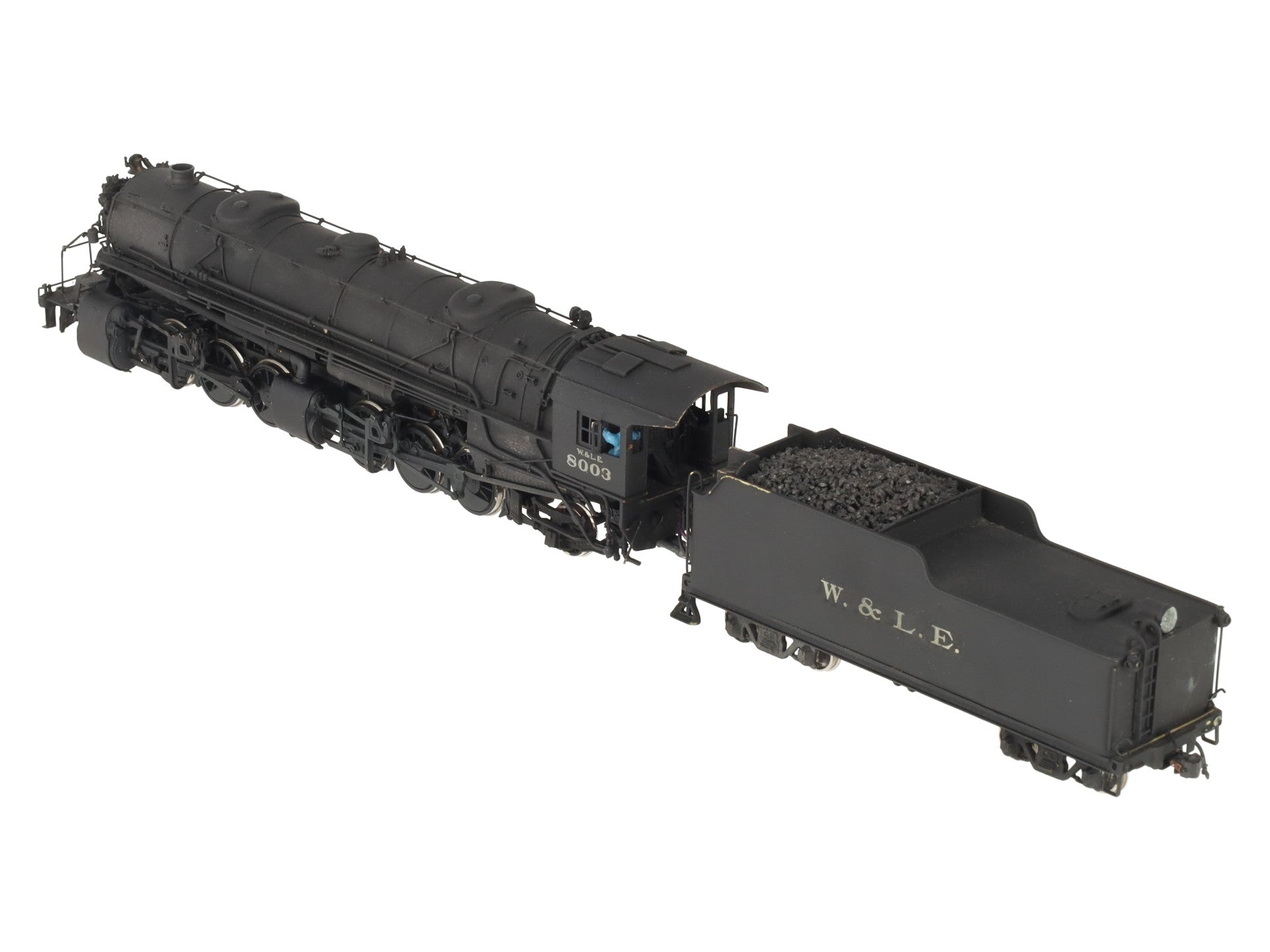 Samhongsa HO Scale Brass W&LE 2-6-6-2 Steam Loco & Tender - Custom