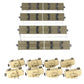 MTH 20-92274 O U.S. Army 4-Car 60' Flat Car Set w/(2) Humvee Vehicles EX/Box