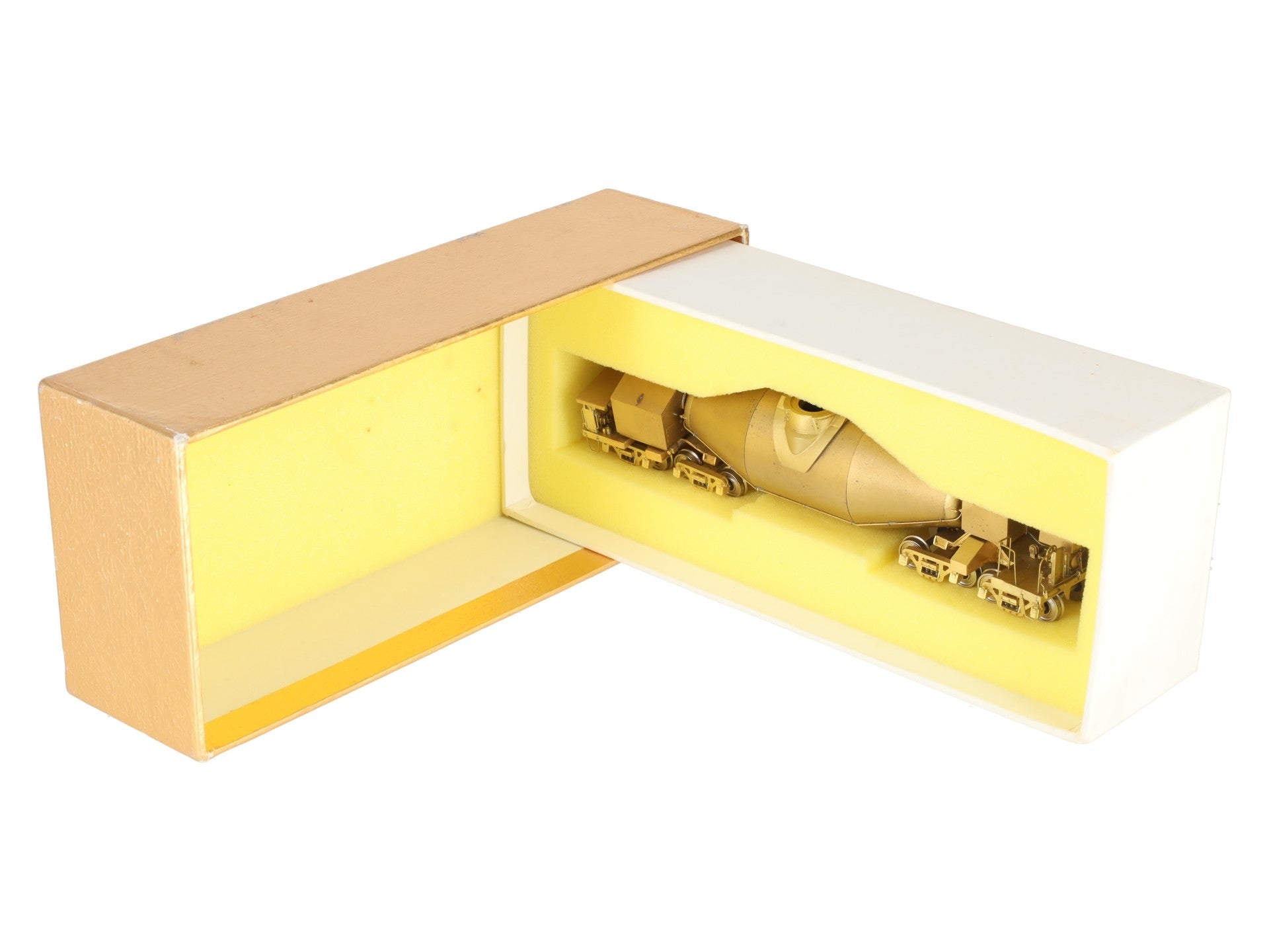 Oriental Limited HO Scale BRASS 200 Ton Hot Metal Car (Unpainted) EX/Box