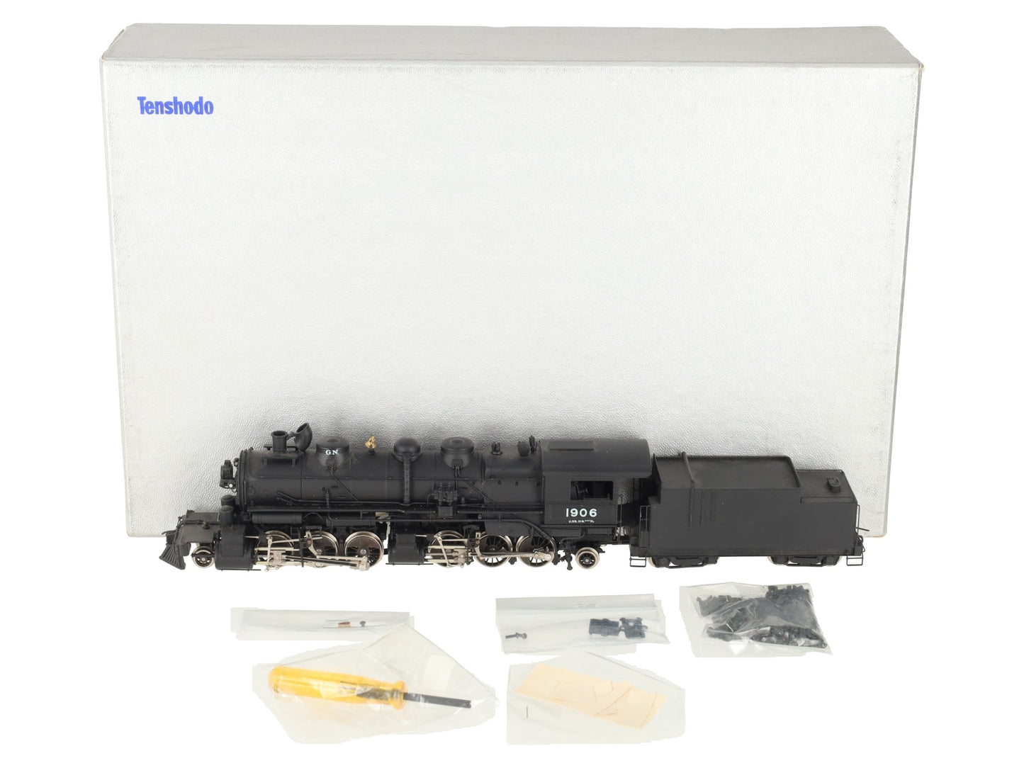 Tenshodo 170 HO Brass Great Northern 2-6-6-2 Class L-1 Steam Locomotive & Tender EX/Box