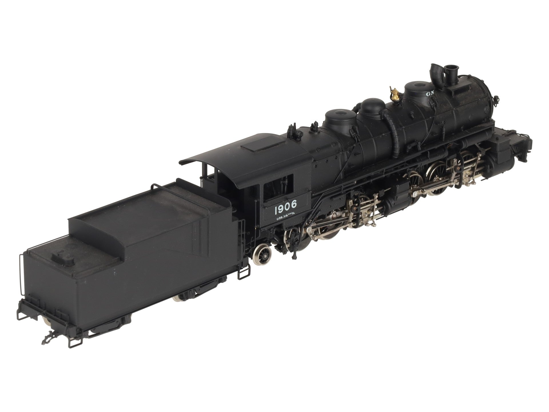Tenshodo 170 HO Brass Great Northern 2-6-6-2 Class L-1 Steam Locomotive & Tender EX/Box