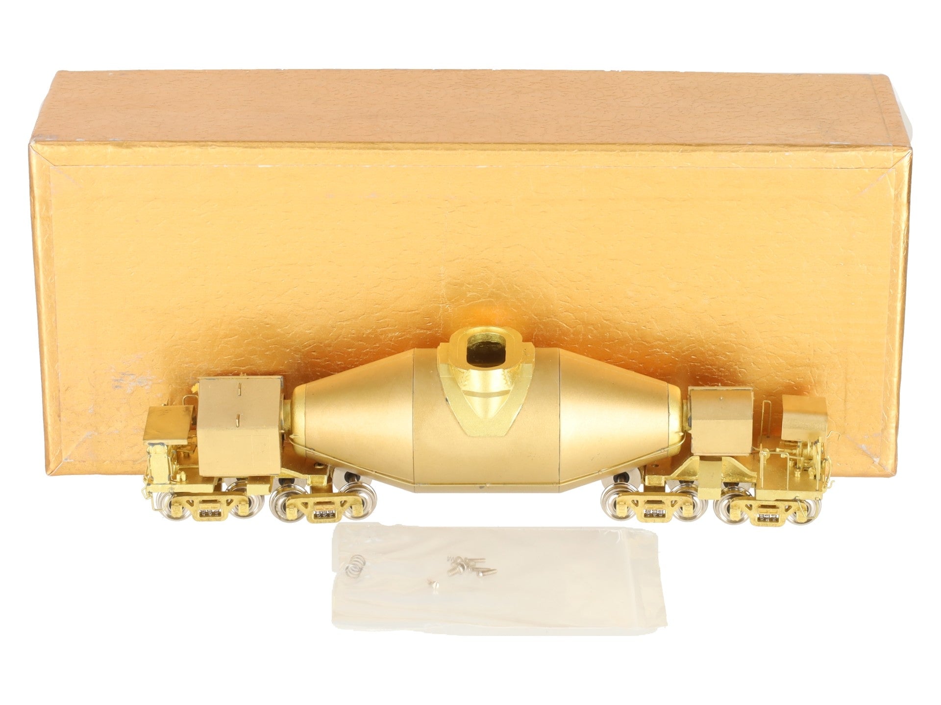 Oriental Limited HO Scale BRASS 200 Ton Hot Metal Car (Unpainted) EX/Box