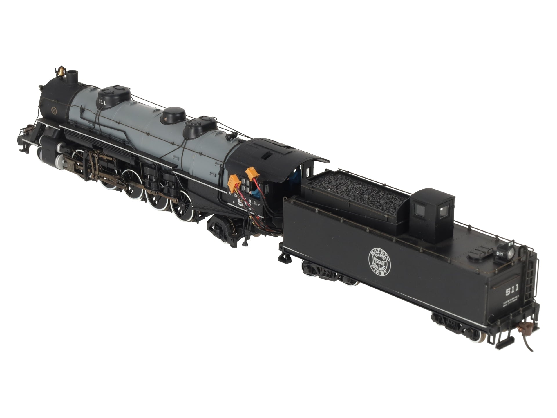 Bachmann 83307 HO DM&IR USRA Light 2-10-2 Steam Engine w/DCC #511 EX/Box
