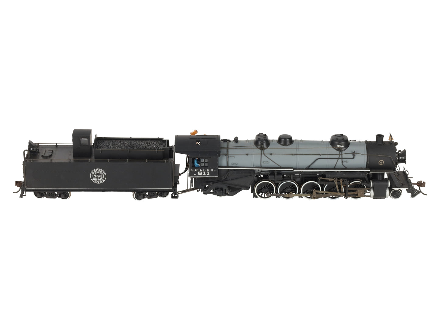 Bachmann 83307 HO DM&IR USRA Light 2-10-2 Steam Engine w/DCC #511 EX/Box